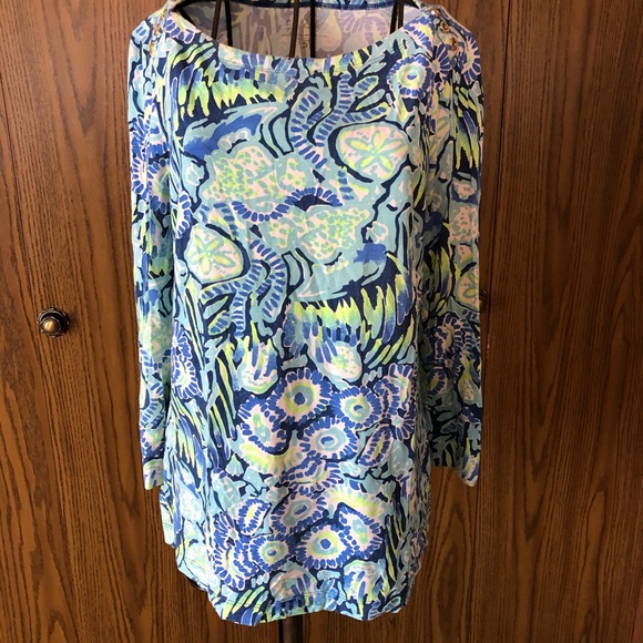 Lily Pulitzer Medium 3/4 sleeve - Picture 1 of 7